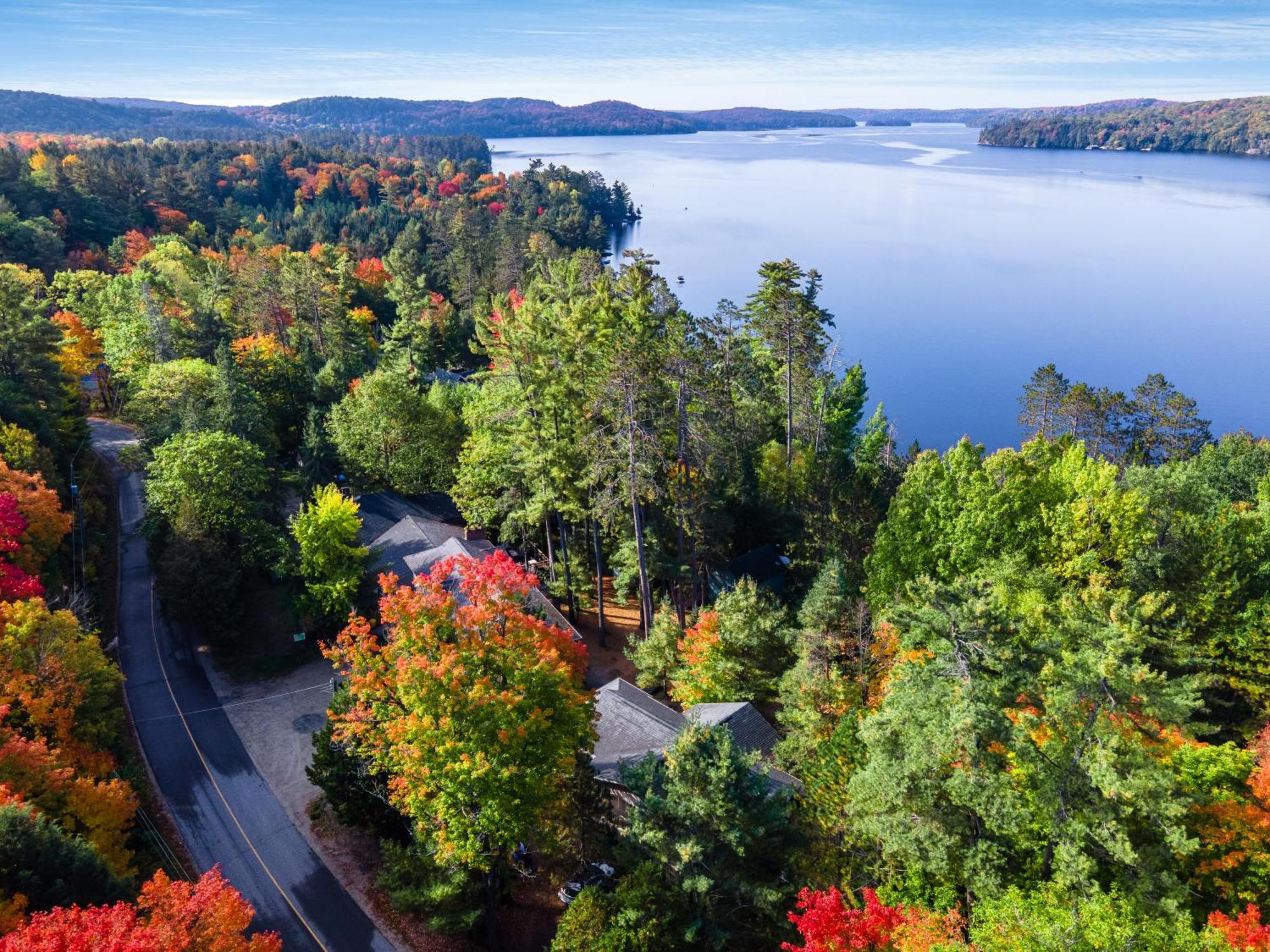 Willa Muskoka Waterfront Retreat Dwight Zewnętrze zdjęcie
