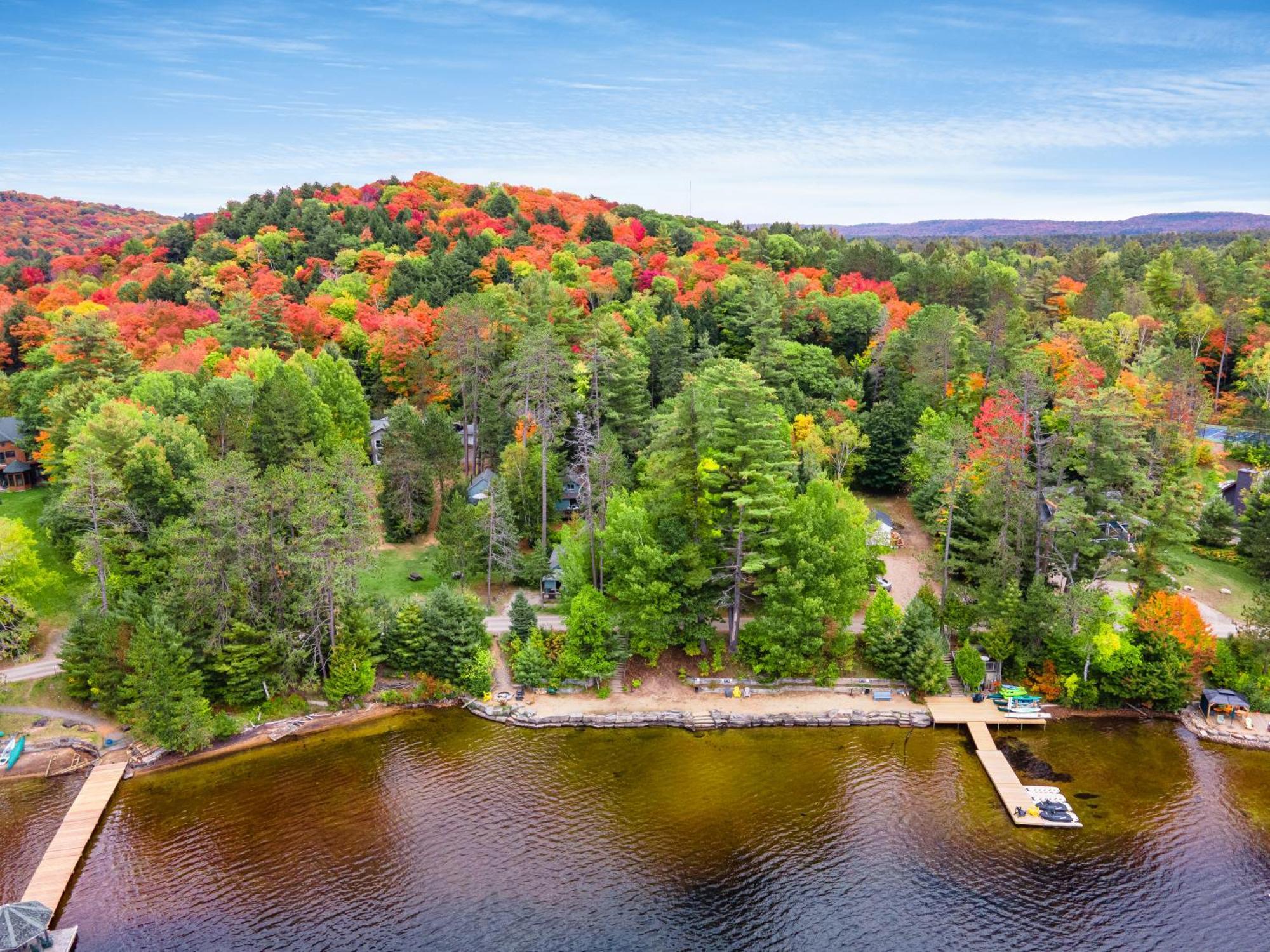 Willa Muskoka Waterfront Retreat Dwight Zewnętrze zdjęcie
